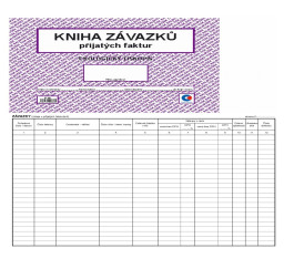 Tiskopisy Kniha závazků...