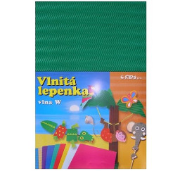 Lepenka vlnitá zelená 34.5...