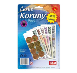 Hra peníze České koruny...