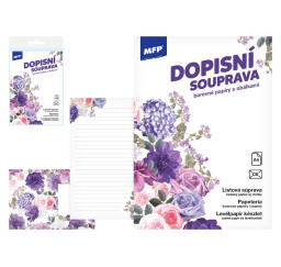 dopisní papír barevný LUX...
