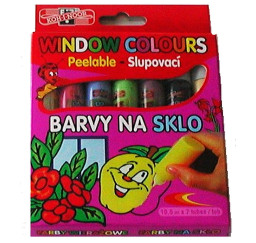 Barvy na sklo 7 x 10.5 ml...