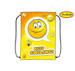 Sáček na cvičky Smile 31x42...