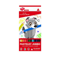 Pastelky 12 kusů Jumbo...