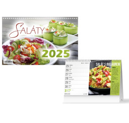 kalendář 2025 stolní Saláty...