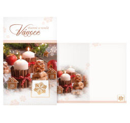 Vánoční přání malé V23-170...