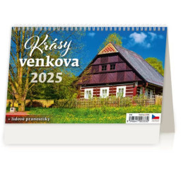 Kalendář 2025 Krásy venkova...