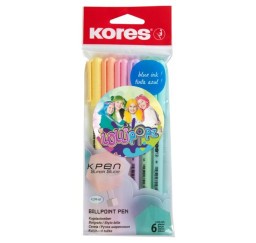 KT sada 6ks pastel LOLLIPOPZ K