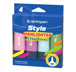 Zvýrazňovač 6252/4 soft pet...