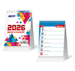 kalendář 2026 stolní Mikro...