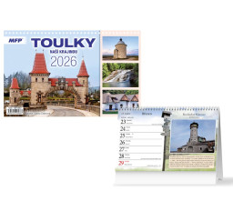 kalendář 2026 stolní Toulky...