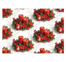 vánoční balící papír klasik...