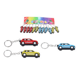 Klíčenka auta mix barev...