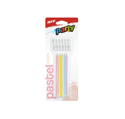 dortové svíčky pastel 12ks...