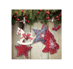 vánoční ubrousky P 33x33...