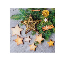 vánoční ubrousky P 33x33...