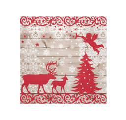 vánoční ubrousky P 33x33...