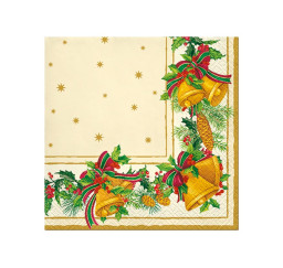 vánoční ubrousky P 33x33...