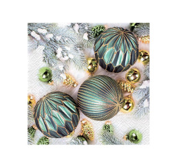 vánoční ubrousky P 33x33...