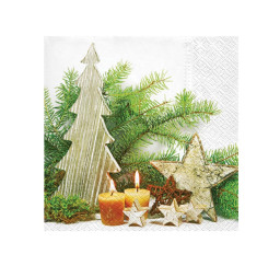 vánoční ubrousky P 33x33...