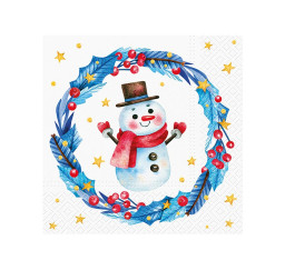 vánoční ubrousky P 33x33...