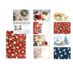 vánoční dopisní obálka C5...