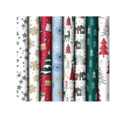 vánoční balicí papír role...