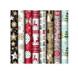 vánoční papír role 500x70...