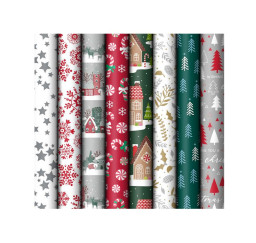 vánoční papír role 500x70...