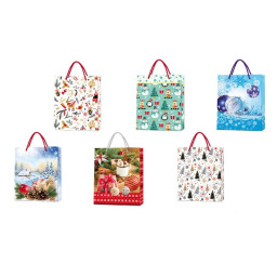 Vánoční taška papírová 18 x...