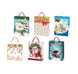 Vánoční taška papírová 30 x...