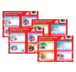 Vánoční samolepky 4 archy...
