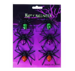 Pavouci s třpytkami 3 barvy...