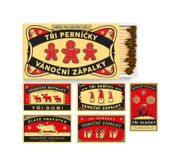 vánoční zápalky dlouhé, Mix...