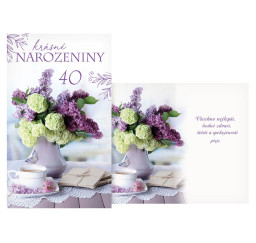 přání k narozeninám 40...