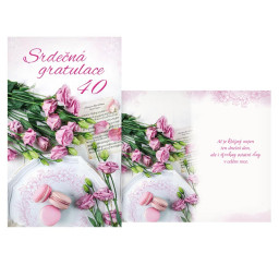 přání k narozeninám 40...