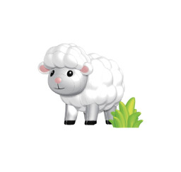 3D Sticker Model ZOO Ovce -...