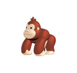 3D Sticker Model ZOO Opice...