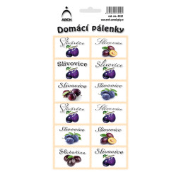 Samolepky slivovice 3521...