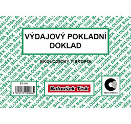 Tiskopisy Výdajový pokladní...