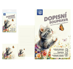 dopisní papír barevný LUX...