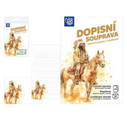 dopisní papír barevný LUX...