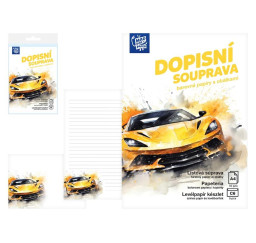 dopisní papír barevný LUX...