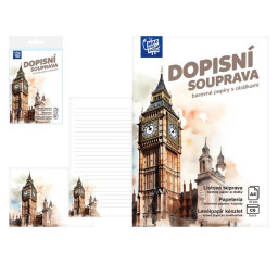 dopisní papír barevný LUX...