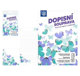 dopisní papír barevný LUX...