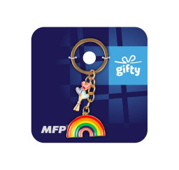 gifty - Klíčenka Charm duha...
