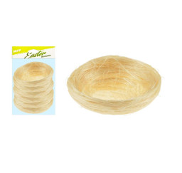 Dekorace hnízdo sisal 7cm...