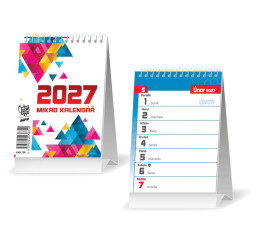 kalendář 2027 stolní Mikro...