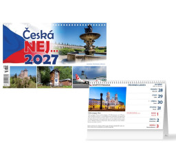 kalendář 2027 stolní Česká...