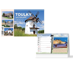 kalendář 2027 stolní Toulky...