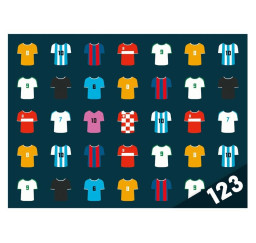 desky na číslice Fotbal...